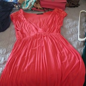 Coral dress
